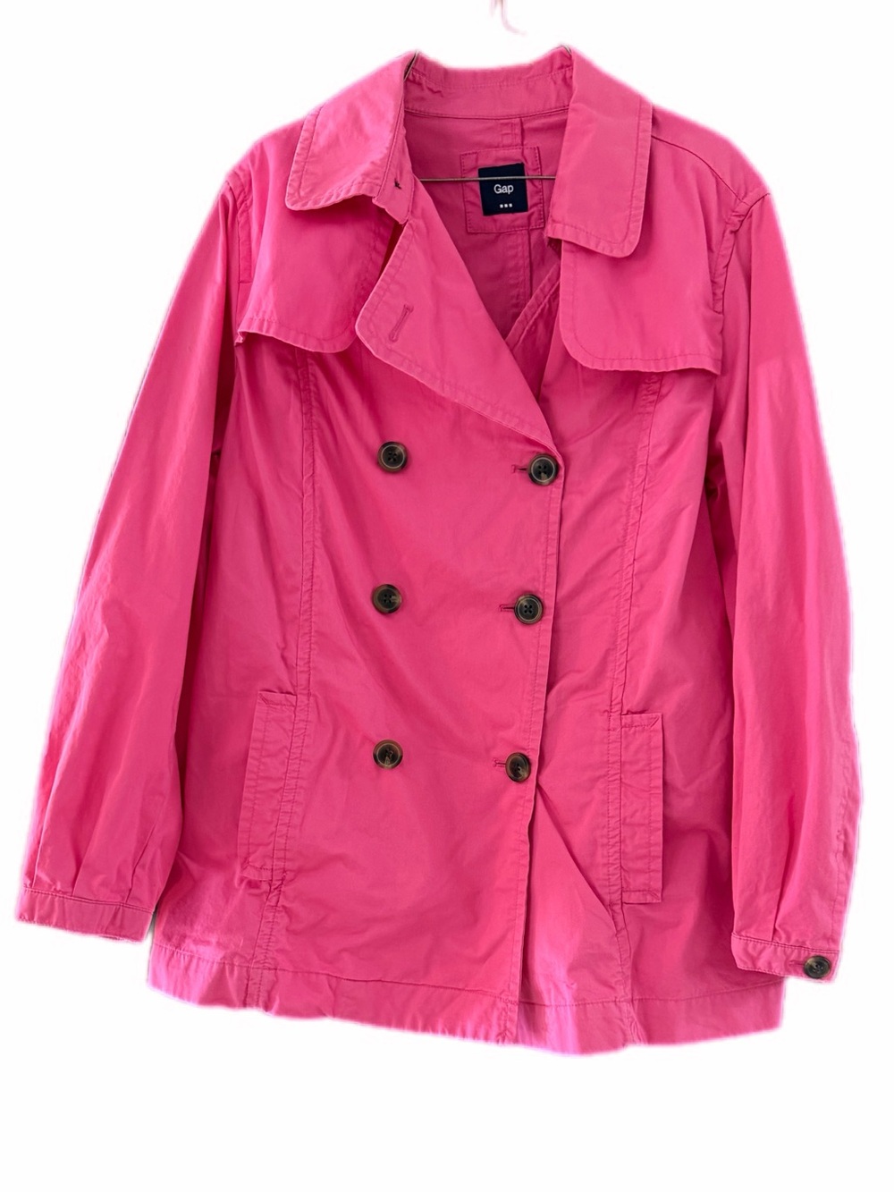 Gap Pink Double Breasted Trench Jacket
Lightweight Coat Women's large - Picture 11 of 16